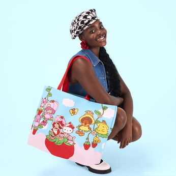 Sanrio Hello Kitty & Friends x Strawberry Shortcake Canvas Tote Bag, Image 2